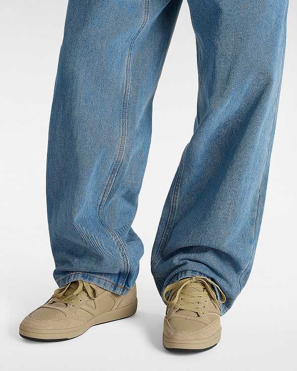 Beige Vans Lowland ComfyCush Shoe Men Tennis Shoes | VN5291804