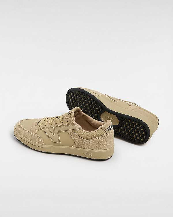 Beige Vans Lowland ComfyCush Shoe Women Tennis Shoes | VN5147983