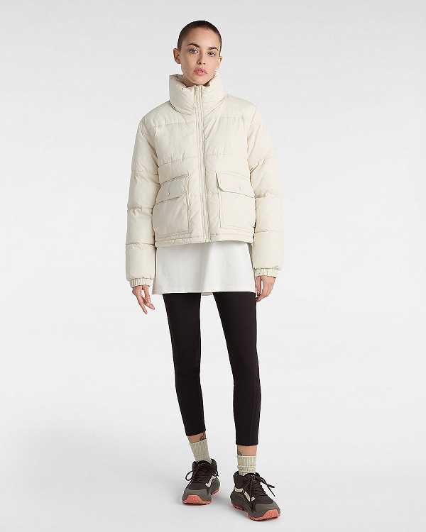 Beige Vans MTE Aubrey Primaloft Women Jacket | VN6150432