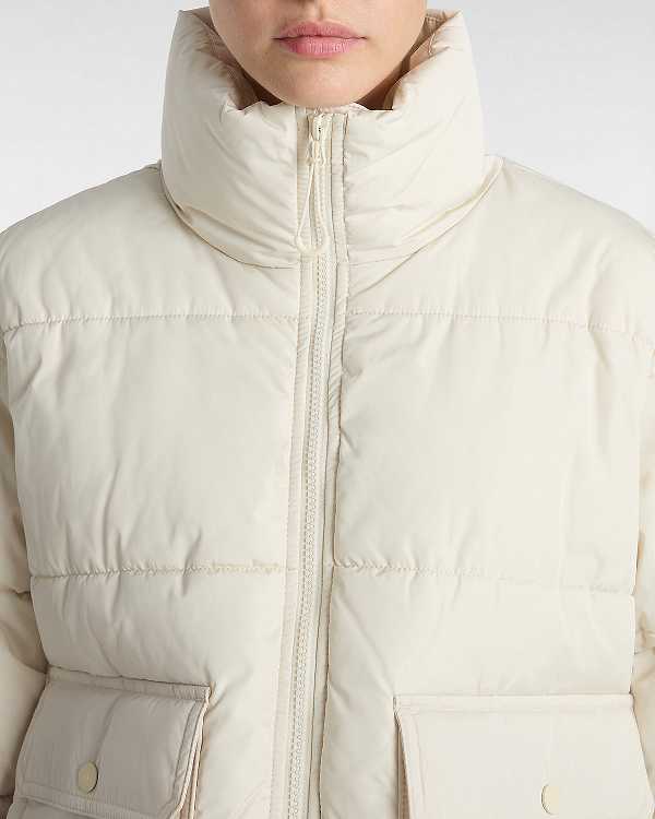 Beige Vans MTE Aubrey Primaloft Women Jacket | VN6150432
