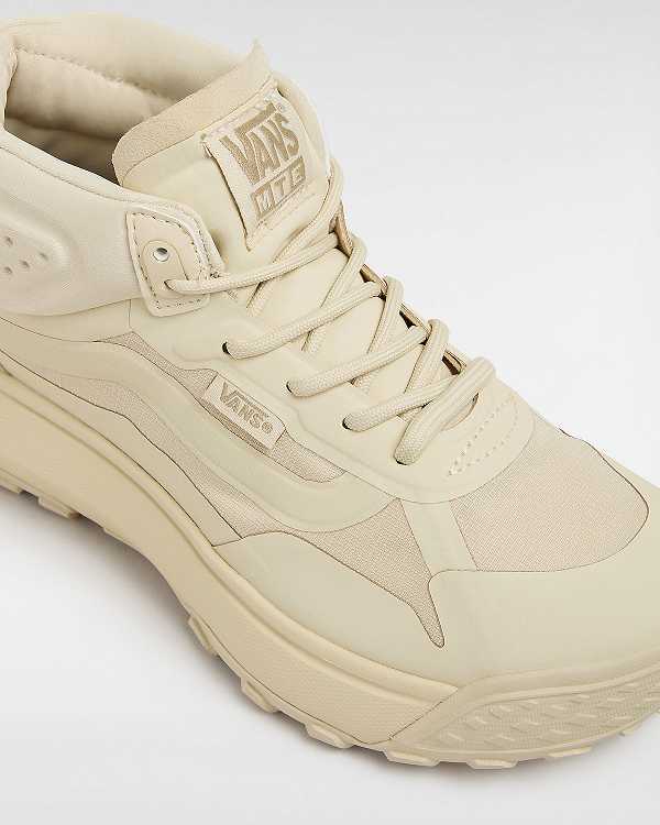 Beige Vans MTE Crosspath Mid Women Sneakers | VN8709653