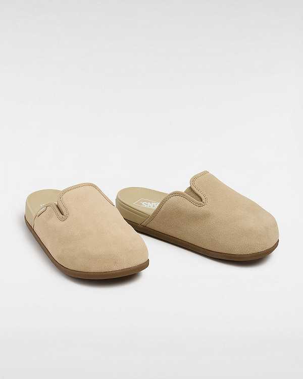 Beige Vans MTE Harbour VR3 Men Mules | VN5947381