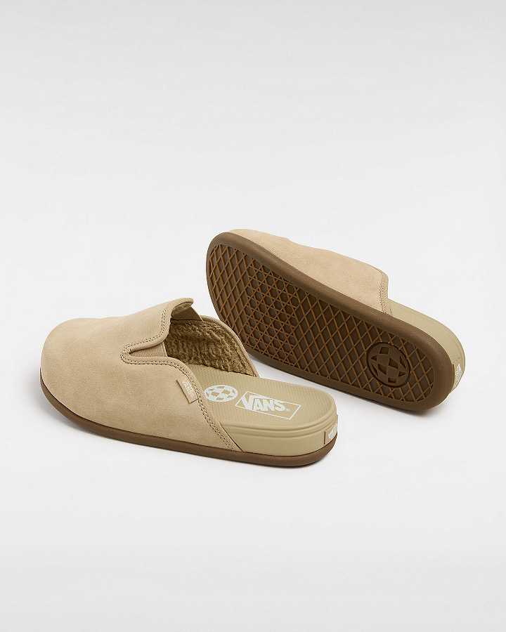 Beige Vans MTE Harbour VR3 Men Mules | VN5947381