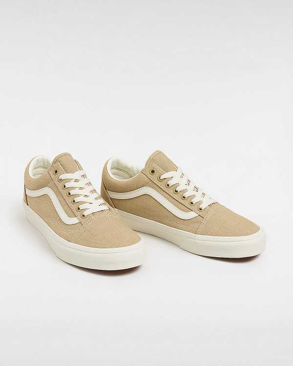 Beige Vans Old Skool Men Sneakers | VN7086243