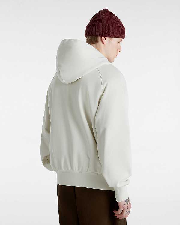 Beige Vans Premium Men Hoodie | VN0856712