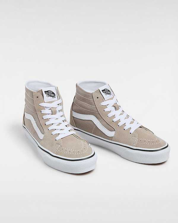 Beige Vans Sk8-Hi Tapered Women Sneakers | VN6439508