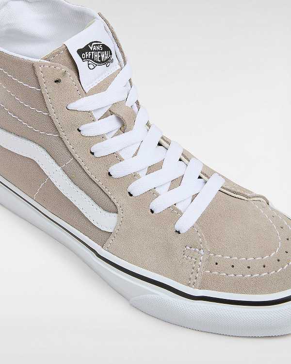 Beige Vans Sk8-Hi Tapered Women Sneakers | VN6439508