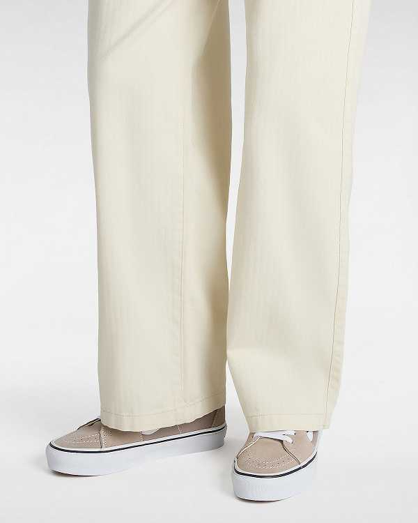 Beige Vans Sk8-Hi Tapered Women Sneakers | VN6439508