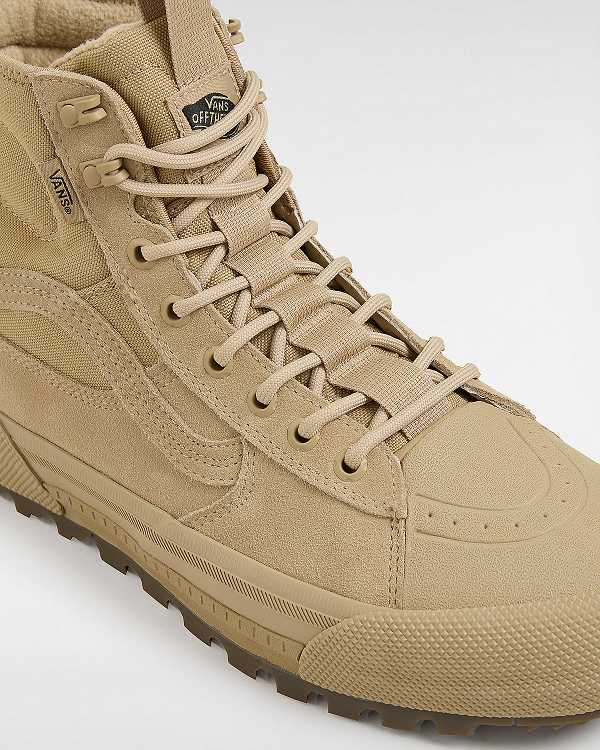 Beige Vans Sk8-Hi Women Gore-tex Shoes | VN3092685