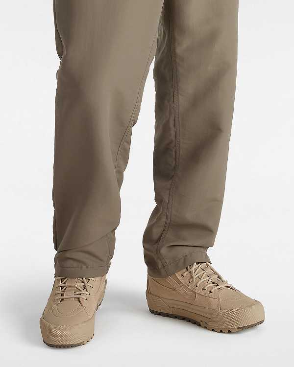 Beige Vans Sk8-Hi Women Gore-tex Shoes | VN3092685