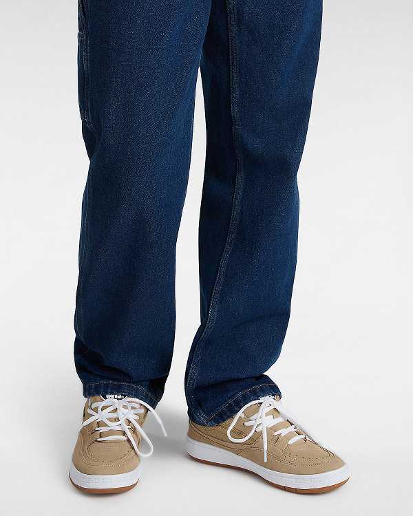 Beige Vans Speed LS Men Skate Shoes | VN7402869