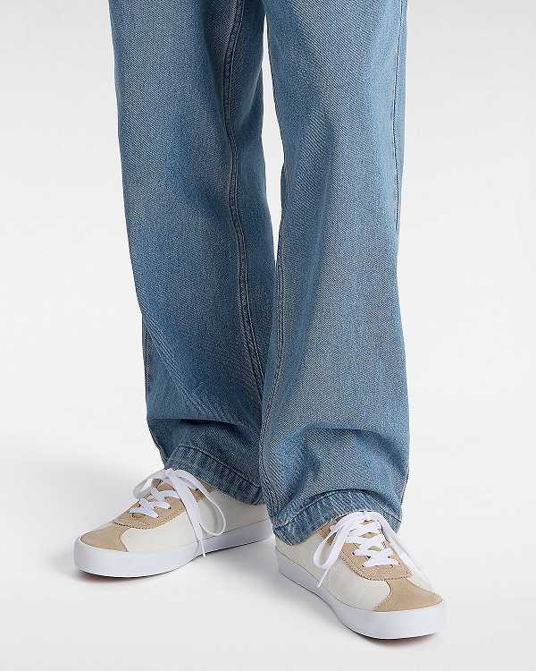 Beige Vans Sport Low Suede Men Sneakers | VN9082713