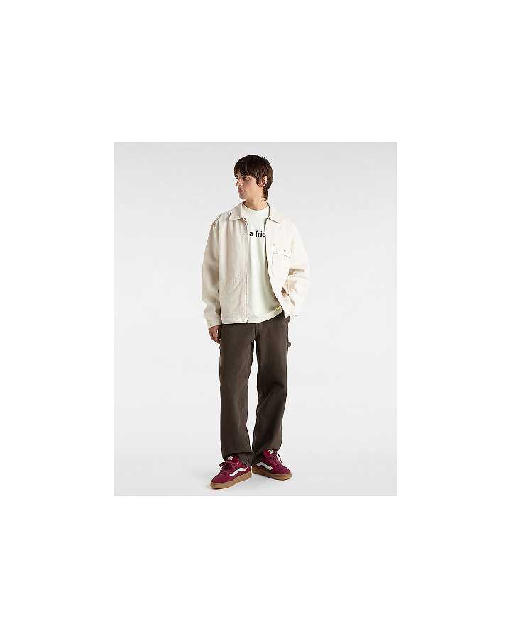 Beige Vans Tell a Friend Women T Shirts | VN1895237
