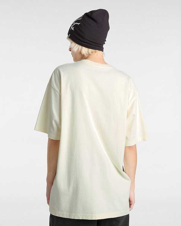Beige Vans Tell a Friend Women T Shirts | VN1895237