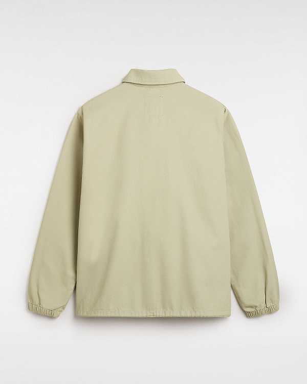 Beige Vans Torrey Canvas Coaches Women Jacket | VN7260438