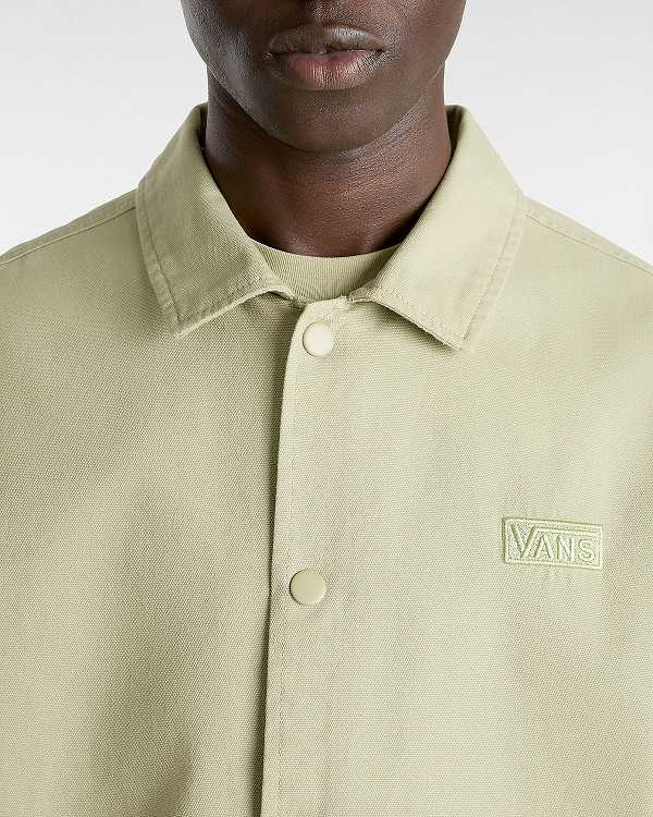 Beige Vans Torrey Canvas Coaches Women Jacket | VN7260438