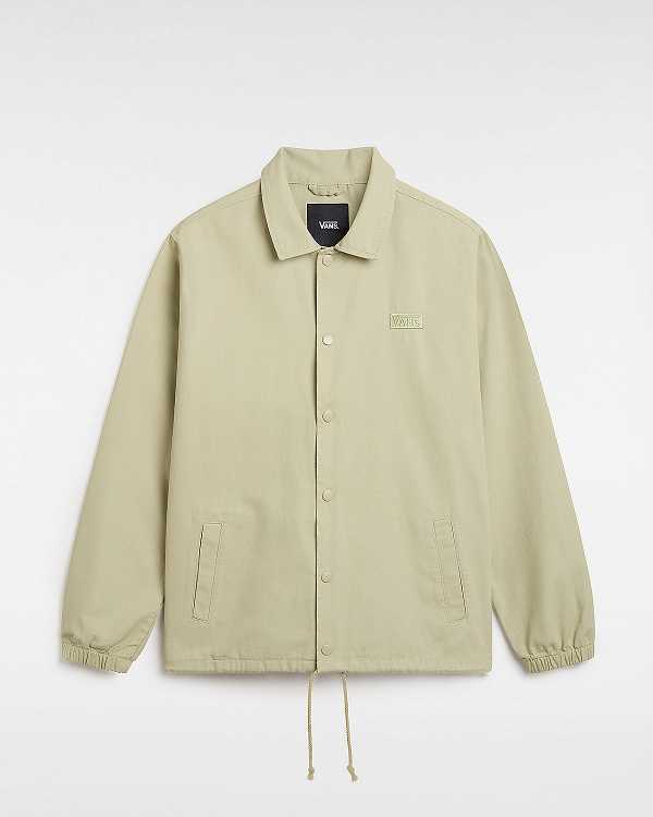 Beige Vans Torrey Canvas Coaches Women Jacket | VN7260438