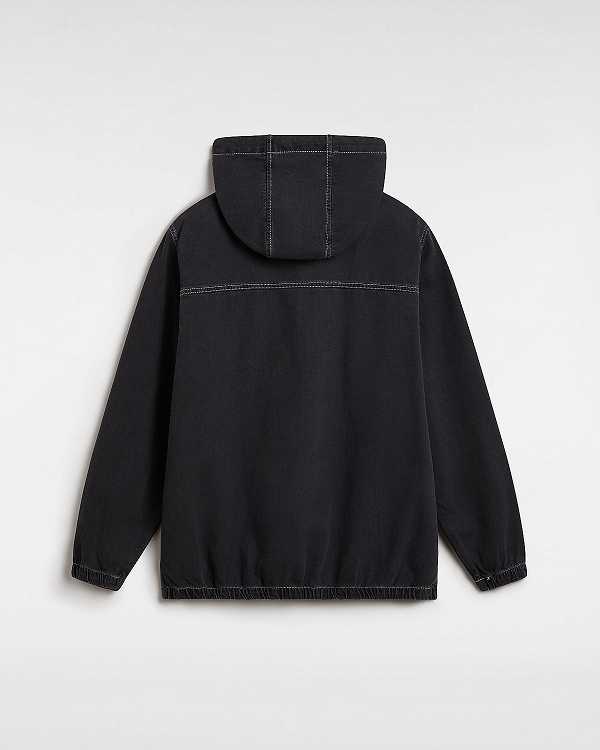 Black Vans Ashford Denim Men Jacket | VN2496813
