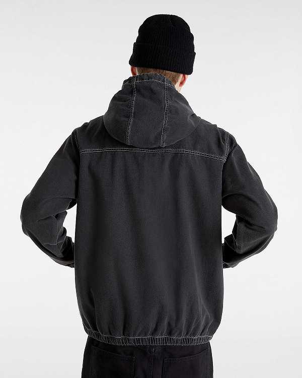 Black Vans Ashford Denim Men Jacket | VN2496813