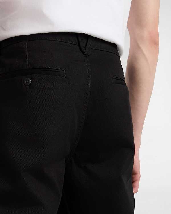 Black Vans Authentic Chino Slim Men Pants | VN6980253