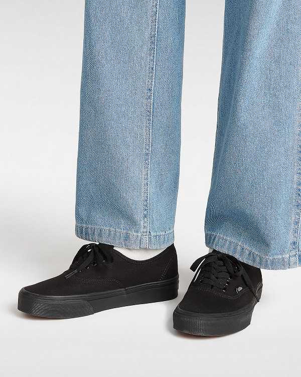 Black Vans Authentic Women Sneakers | VN3649185