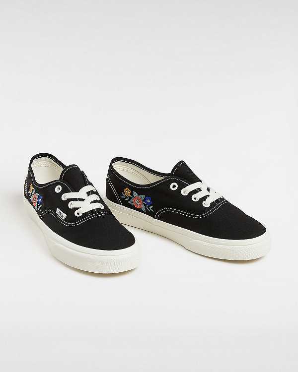 Black Vans Authentic Women Sneakers | VN9206531