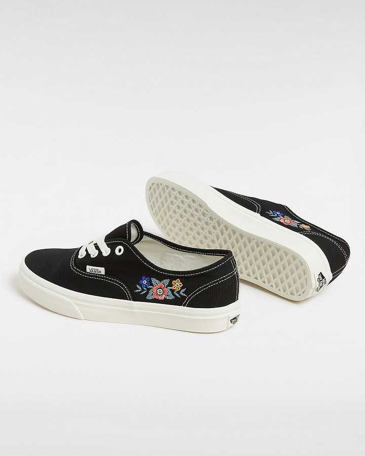 Black Vans Authentic Women Sneakers | VN9206531