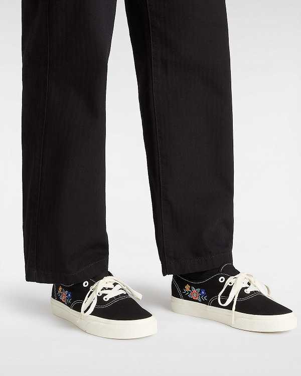 Black Vans Authentic Women Sneakers | VN9206531