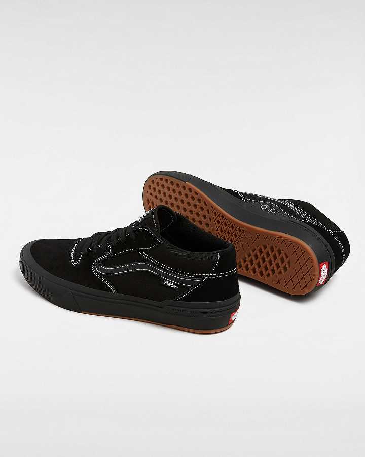 Black Vans BMX Style 114 Women Sneakers | VN7896032