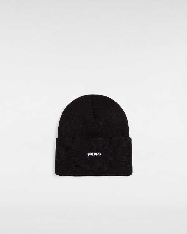 Black Vans Bagley Tall Cuff Unisex Beanie | VN4603791