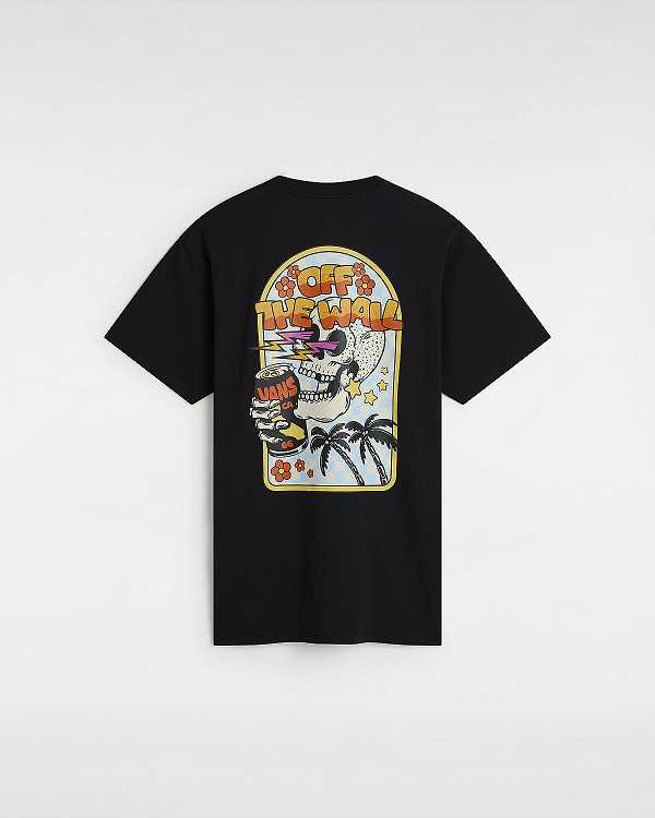Black Vans Bouya Men T Shirts | VN0529648