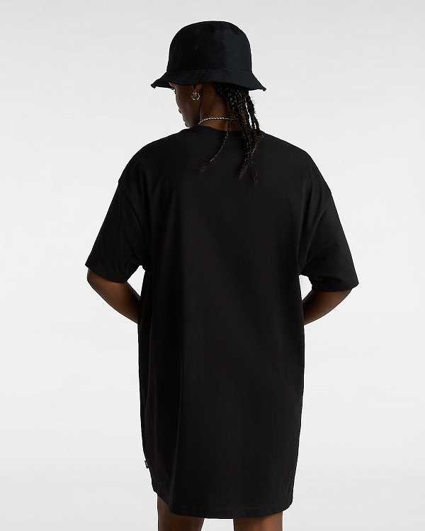 Black Vans Center Vee Tee Women Dress | VN2910368