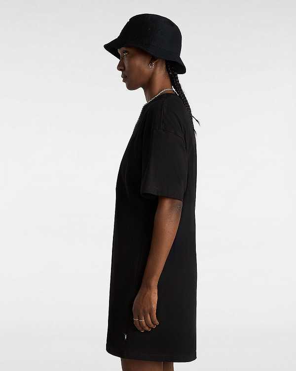 Black Vans Center Vee Tee Women Dress | VN2910368