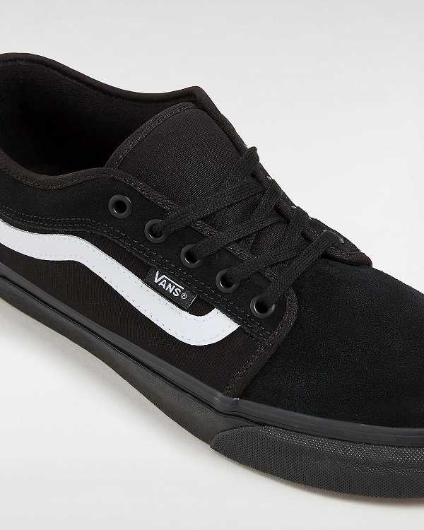 Black Vans Chukka Low Sidestripe Women Skate Shoes | VN2158934