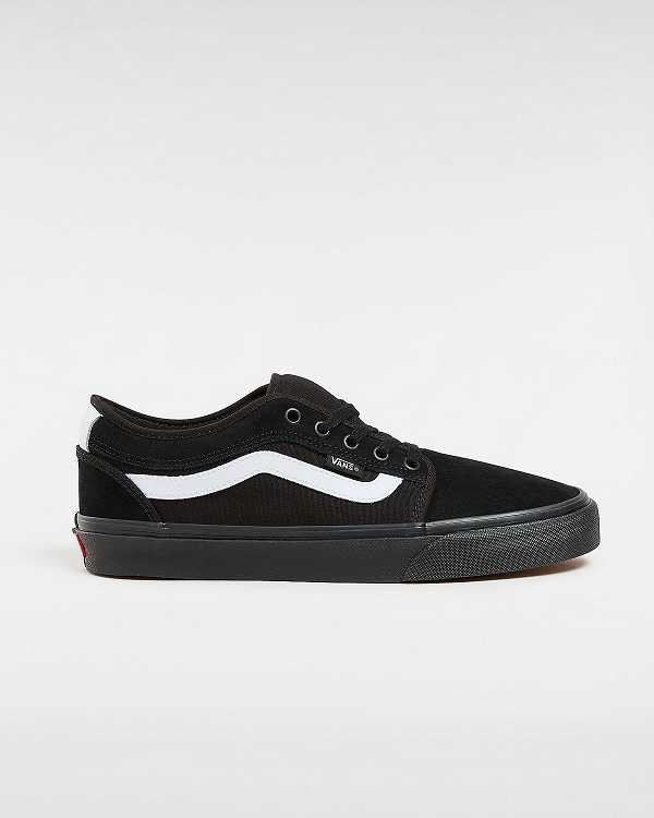 Black Vans Chukka Low Sidestripe Women Skate Shoes | VN2158934