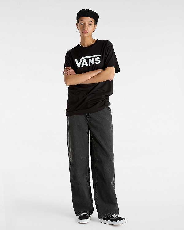 Black Vans Classic Men T Shirts | VN8421536
