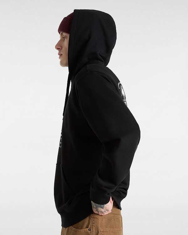 Black Vans Crazy Eddy 66 Loose Women Hoodie | VN5147209
