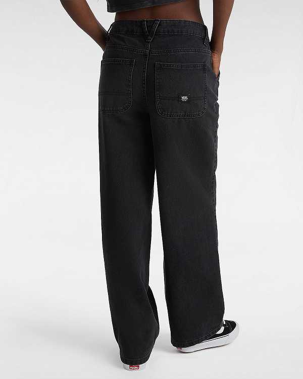 Black Vans Curbside Women Pants | VN3458072