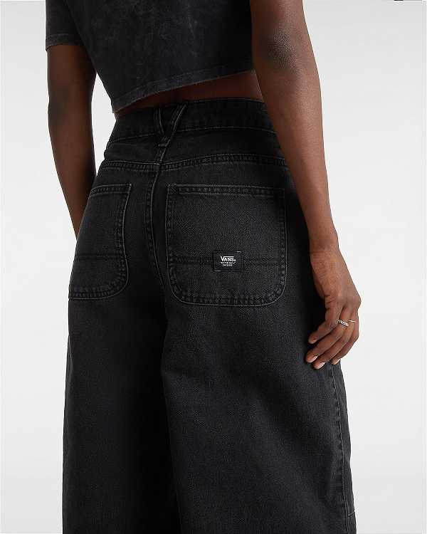 Black Vans Curbside Women Pants | VN3458072