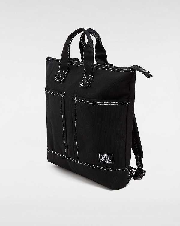 Black Vans Daily Unisex Backpacks | VN2391674
