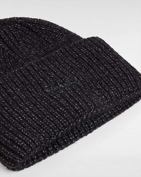 Black Vans Densmore Wide Cuff Unisex Beanie | VN3062857