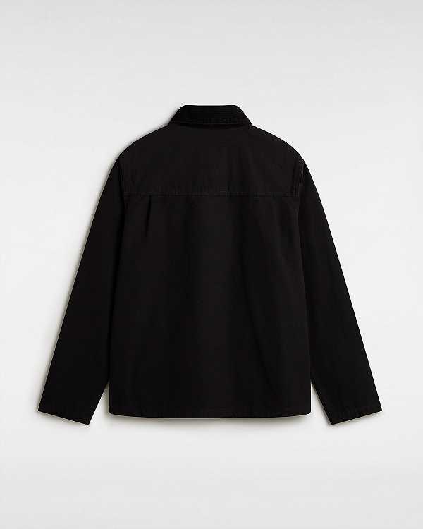 Black Vans Drill Chore Women Jacket | VN4719802