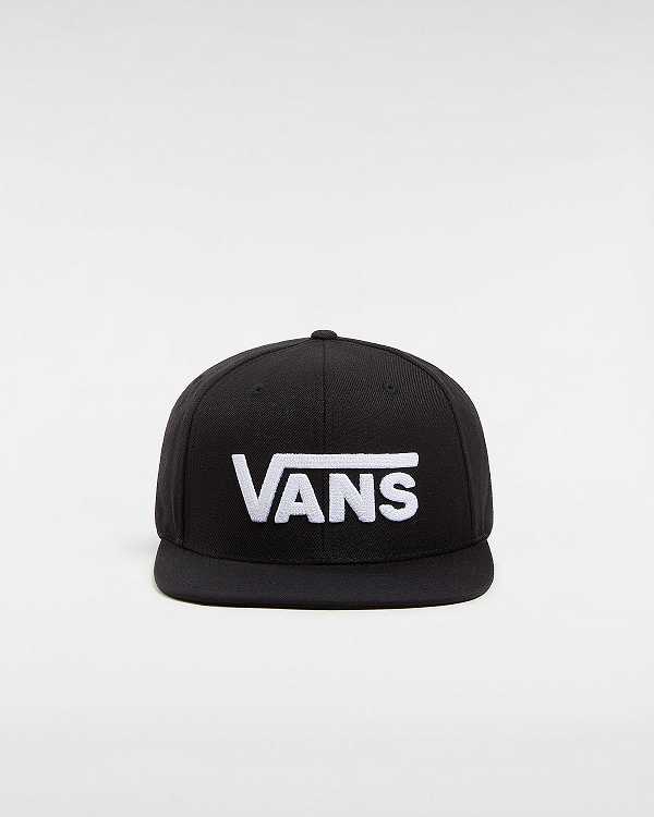 Black Vans Drop V Unisex Hats | VN0527316