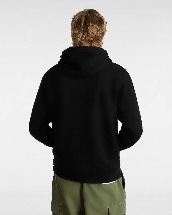 Black Vans Essential Relaxed Women Hoodie | VN2896351