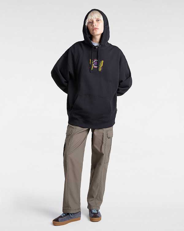 Black Vans Ethereal Women Hoodie | VN5149270