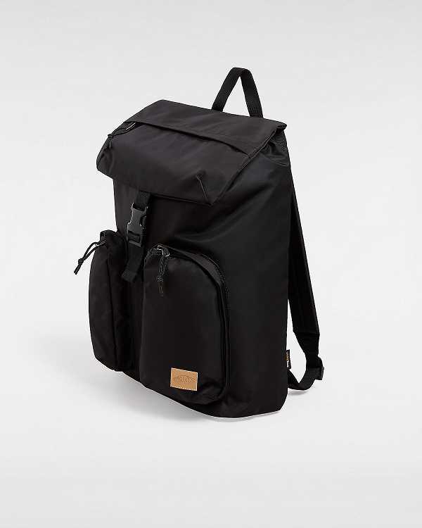 Black Vans Field Trippin Unisex Backpacks | VN2735491