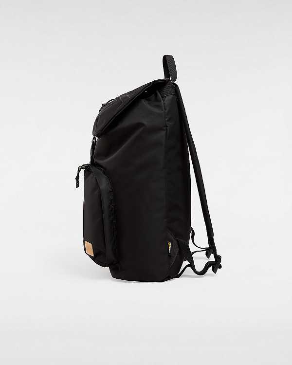 Black Vans Field Trippin Unisex Backpacks | VN2735491