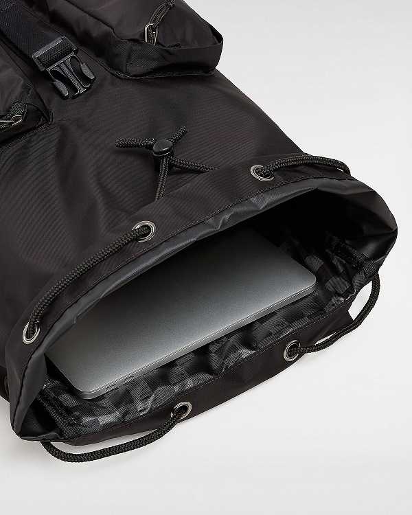 Black Vans Field Trippin Unisex Backpacks | VN2735491