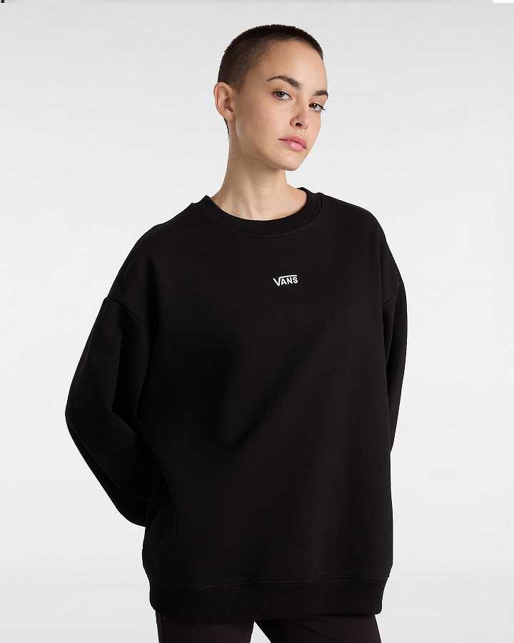 Black Vans Flying V Women Sweater | VN7609381