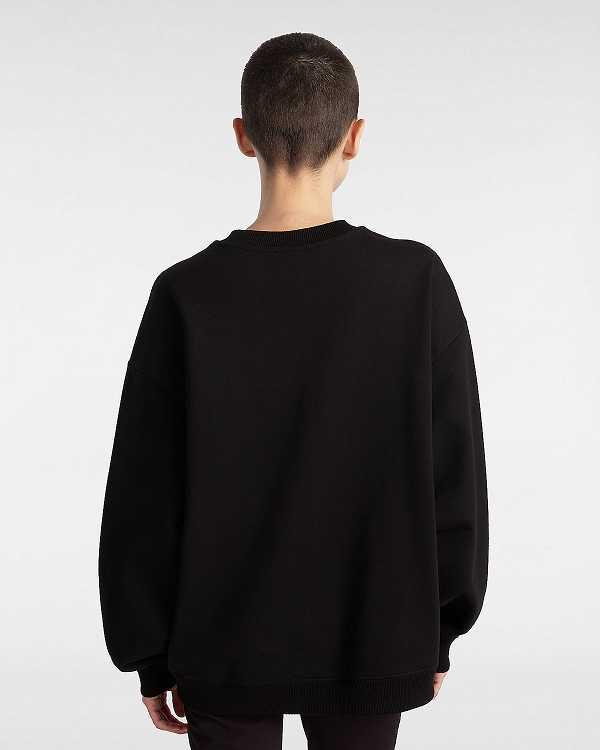 Black Vans Flying V Women Sweater | VN7609381